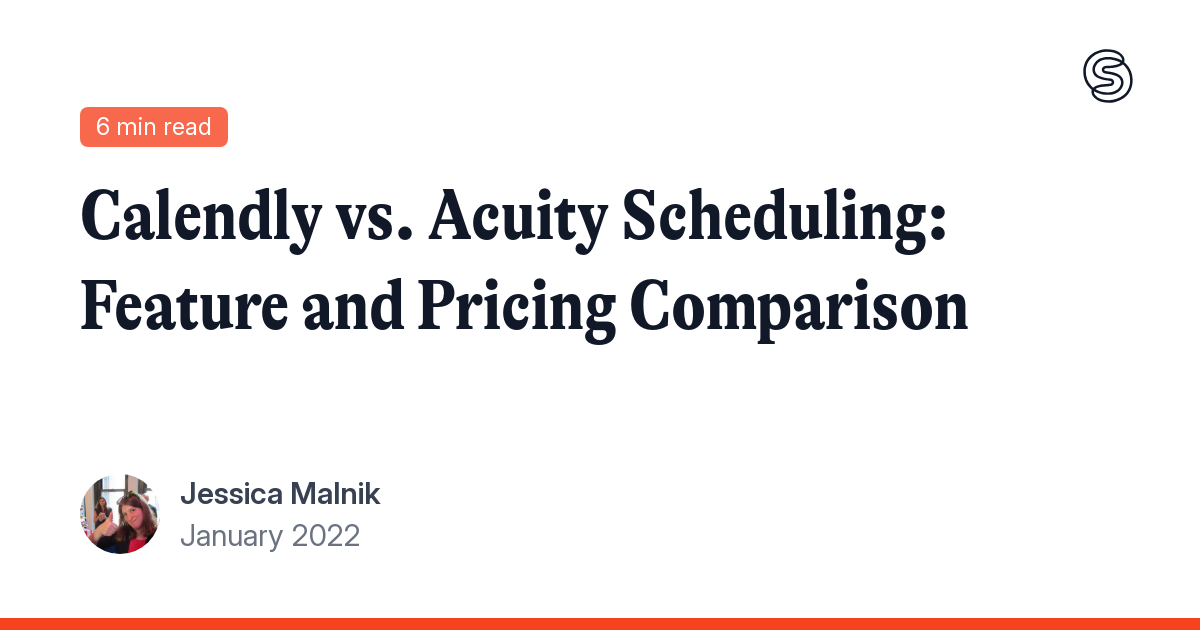 Calendly vs. Acuity Scheduling Feature and Pricing Comparison